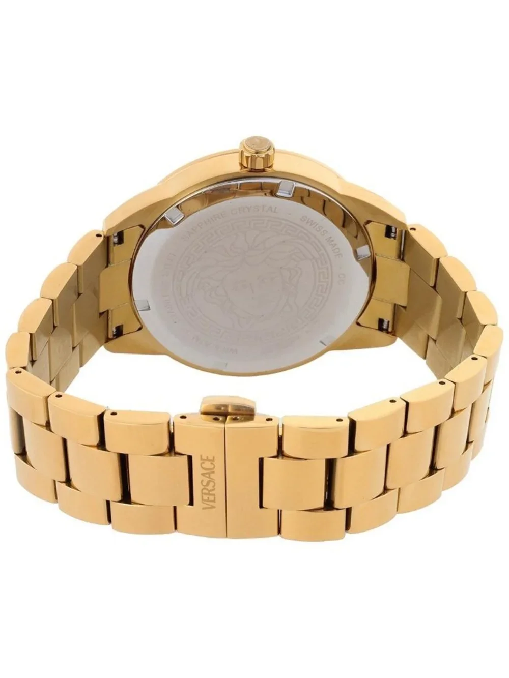 NWT Versace Greca Urban Quartz Black Dial Men's Watch